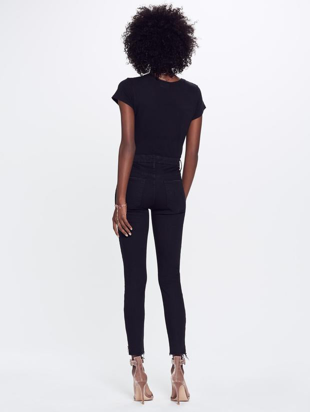 Mother Denim - The Stunner Double Zip Ankle Step Fray - Not Guilty