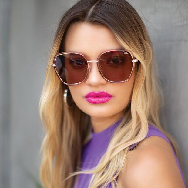 QUAY - Verve Sunglasses in Brown/Brown Lens