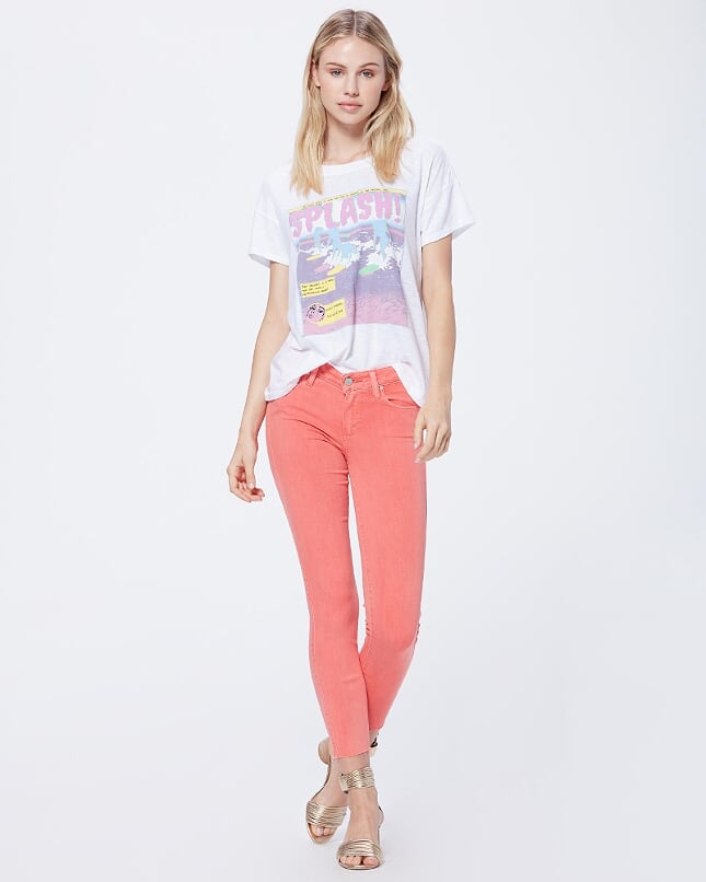 Paige Premium Denim - Ryo Tee Splash Comic White