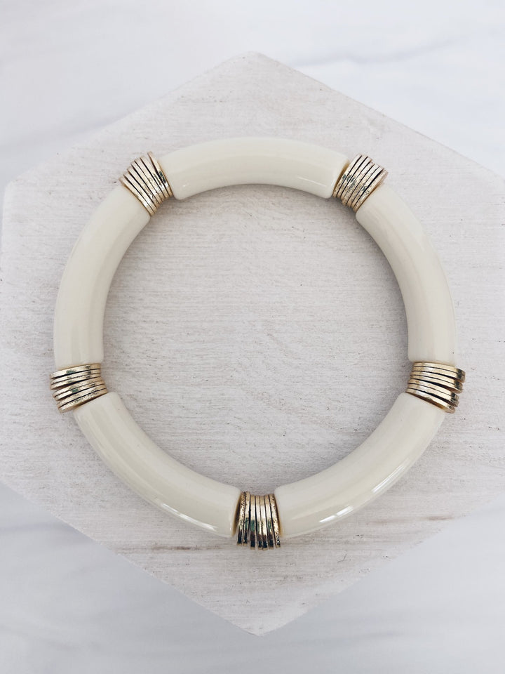 Mac and Ry - Laguna Beach Bracelet in Marshmallow