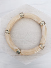 Mac and Ry - Laguna Beach Bracelet in Ivory Marble