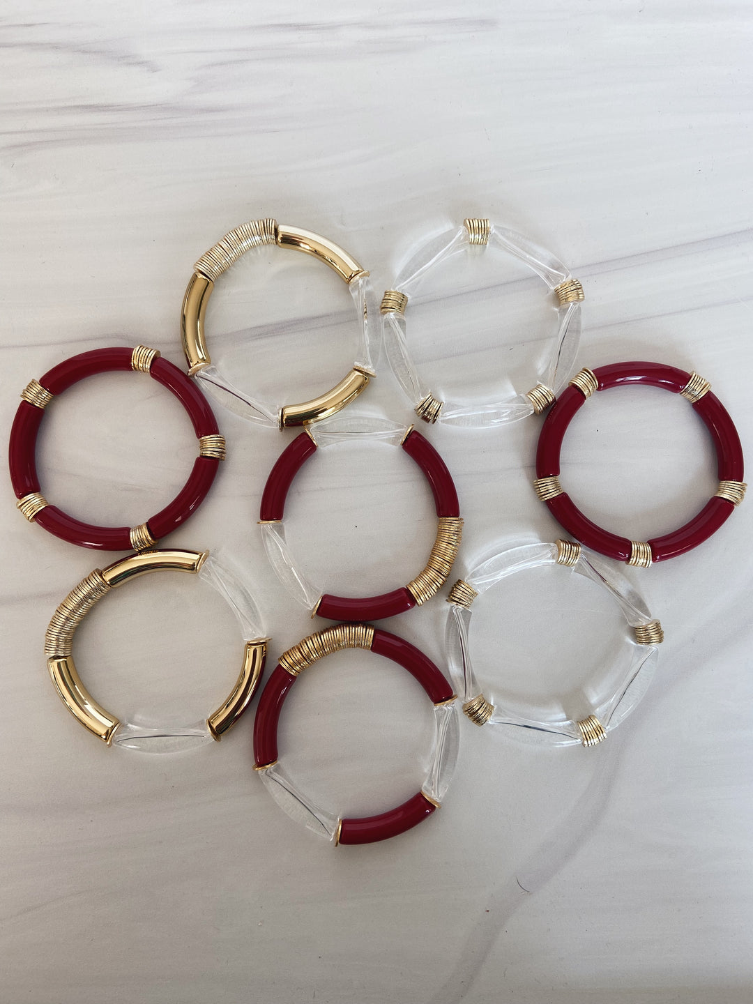 Mac and Ry - Laguna Beach Bracelet in Cardinal