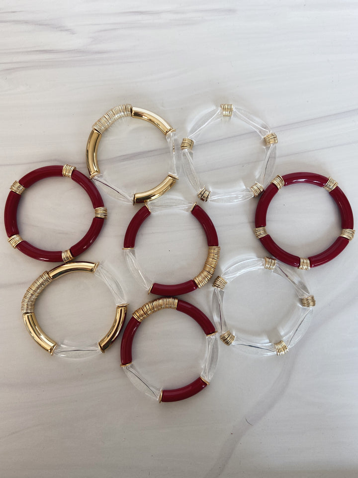 Mac and Ry - Laguna Beach Bracelet in Cardinal