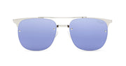 QUAY - Private Eyes Silver/Violet Mirror