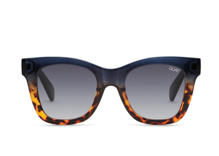 QUAY - After Hours Sunglasses in Navy Tort/Smoke Lens