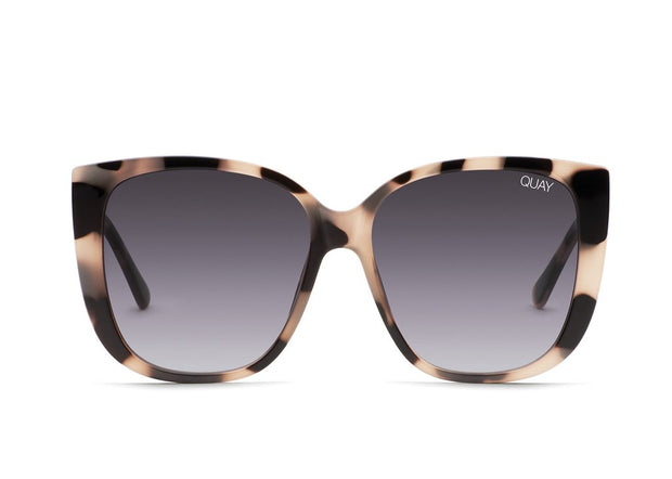 QUAY - Ever After Sunglasses in Milky Tort/Smoke Fade Lens