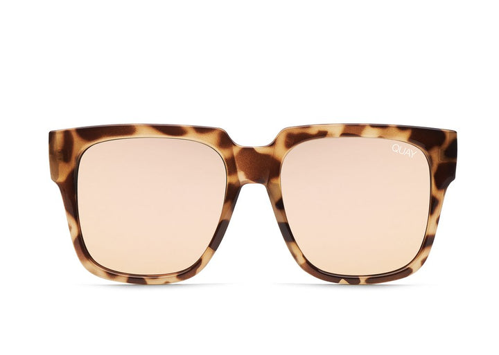 QUAY - On The Prowl in Tort/Rose Mirror Lens