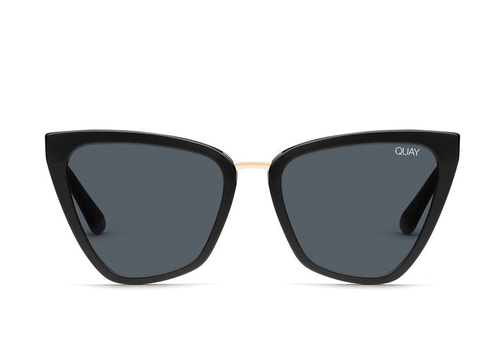 Quay - Reina Sunglasses - Black/Smoke