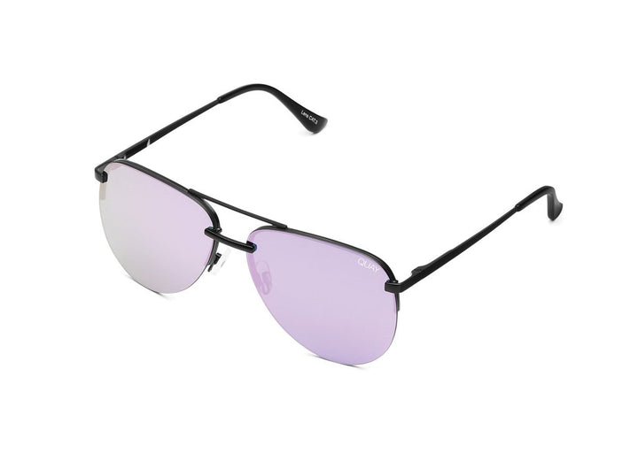 Quay - The Playa Sunglasses - Black/Purple