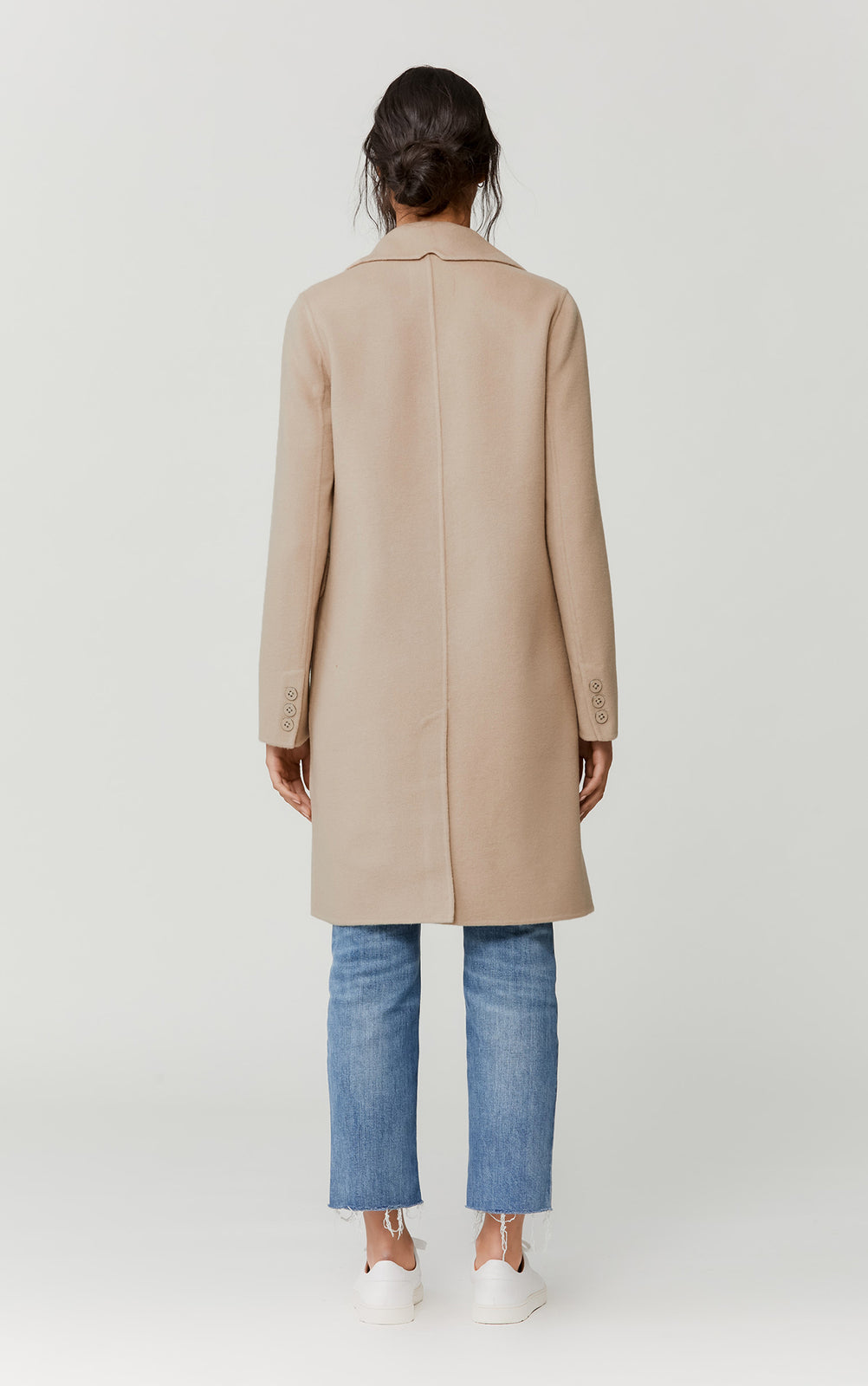 Soia & Kyo - Rive Double-face Wool Coat in Almond