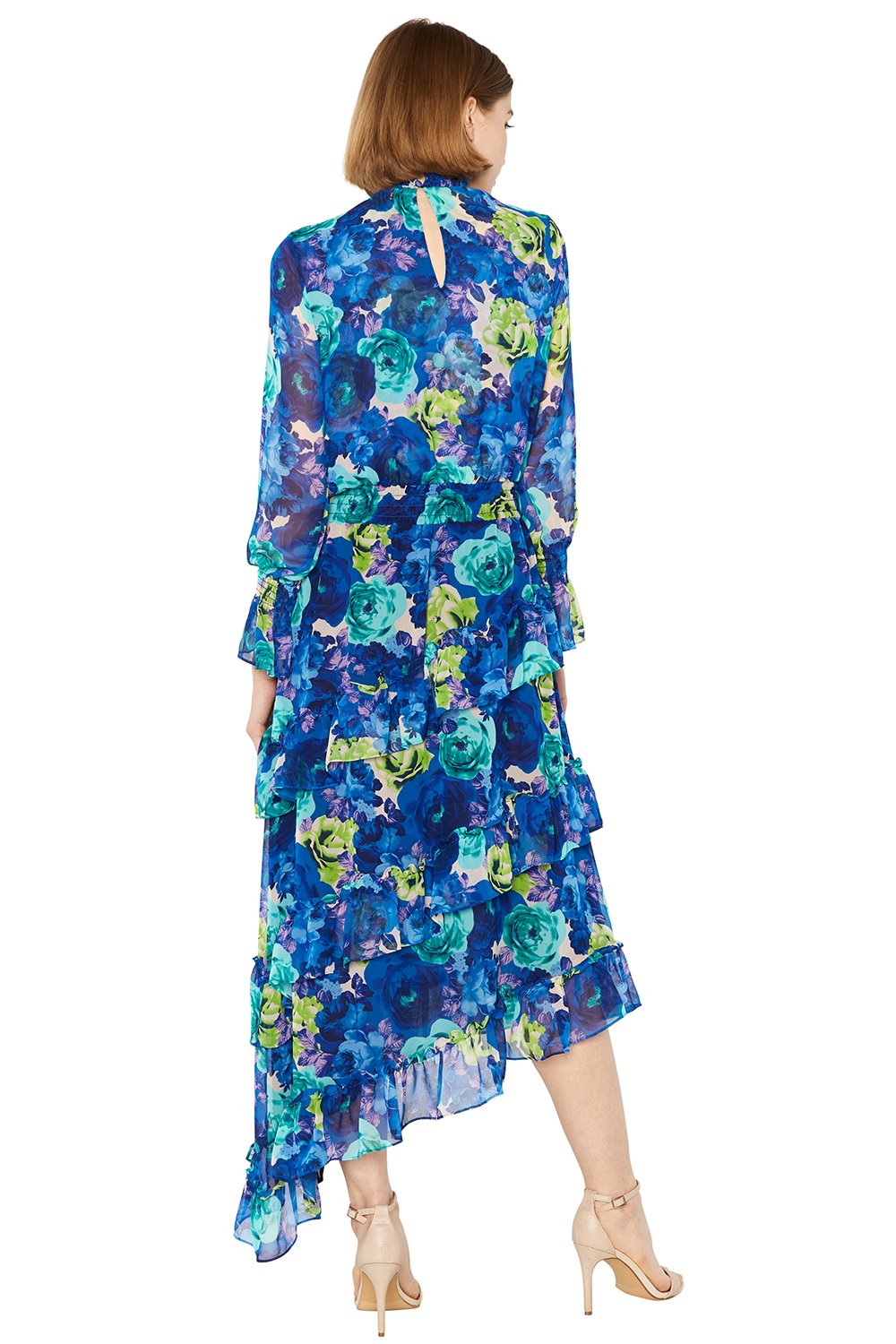 MISA - Rania Dress in Blue Multi