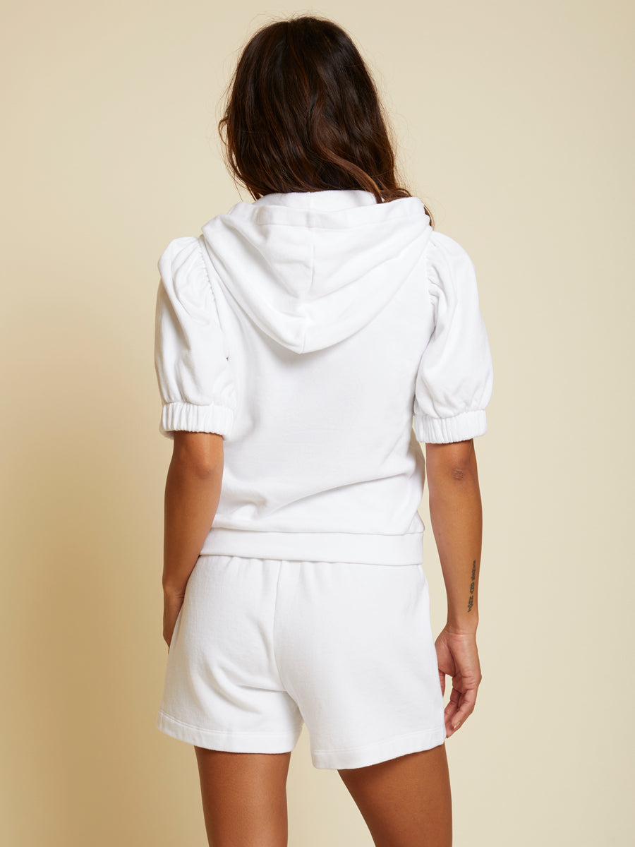 Nation LTD - Sammy Femme Summer Hoodie in White