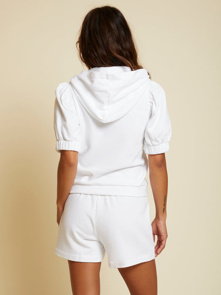 Nation LTD - Sammy Femme Summer Hoodie in White