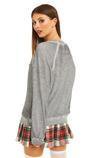 WILDFOX - Be My Galentine Sommers Sweater in Heather Grey