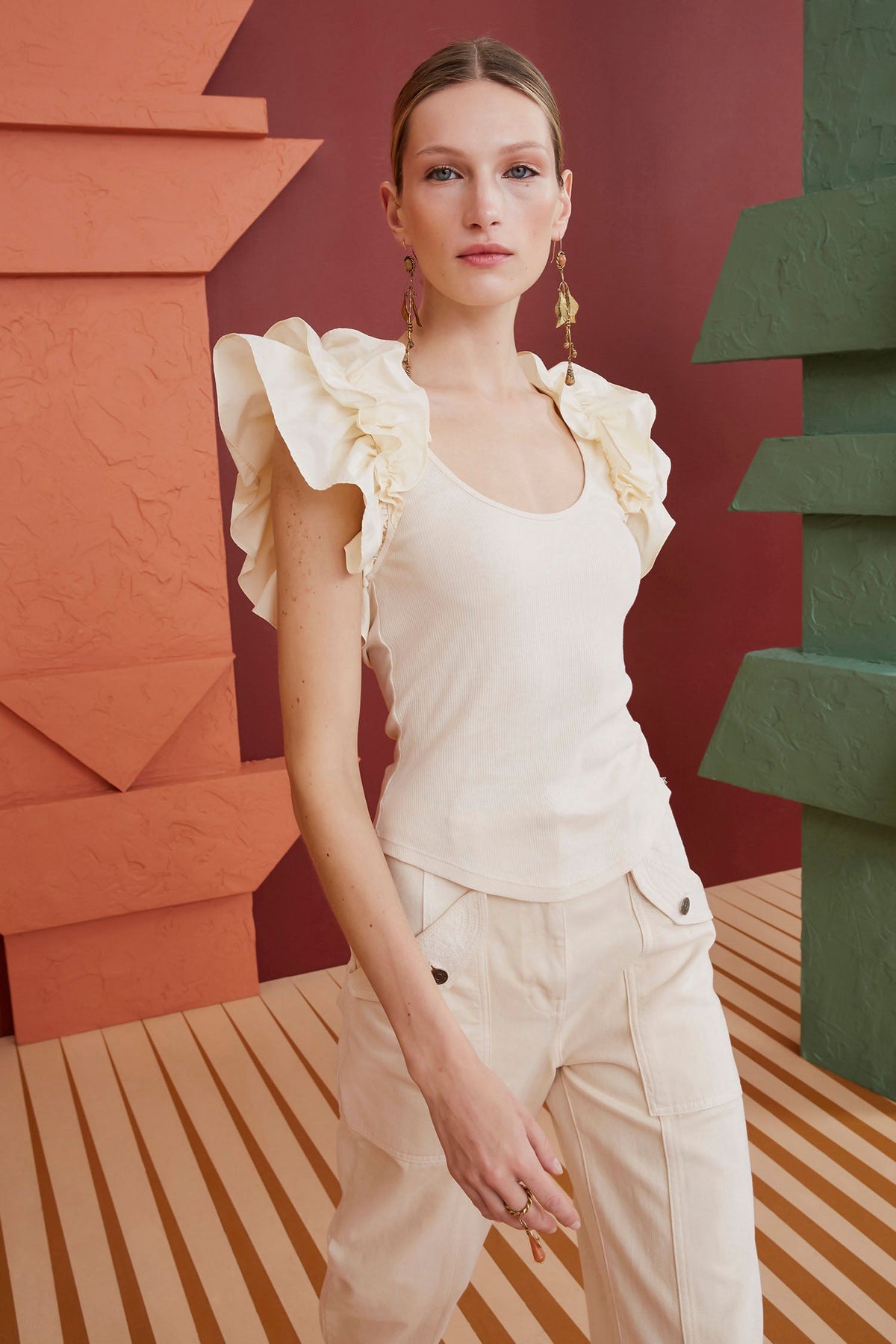 Ulla Johnson - Koa Top in Cream – Blond Genius