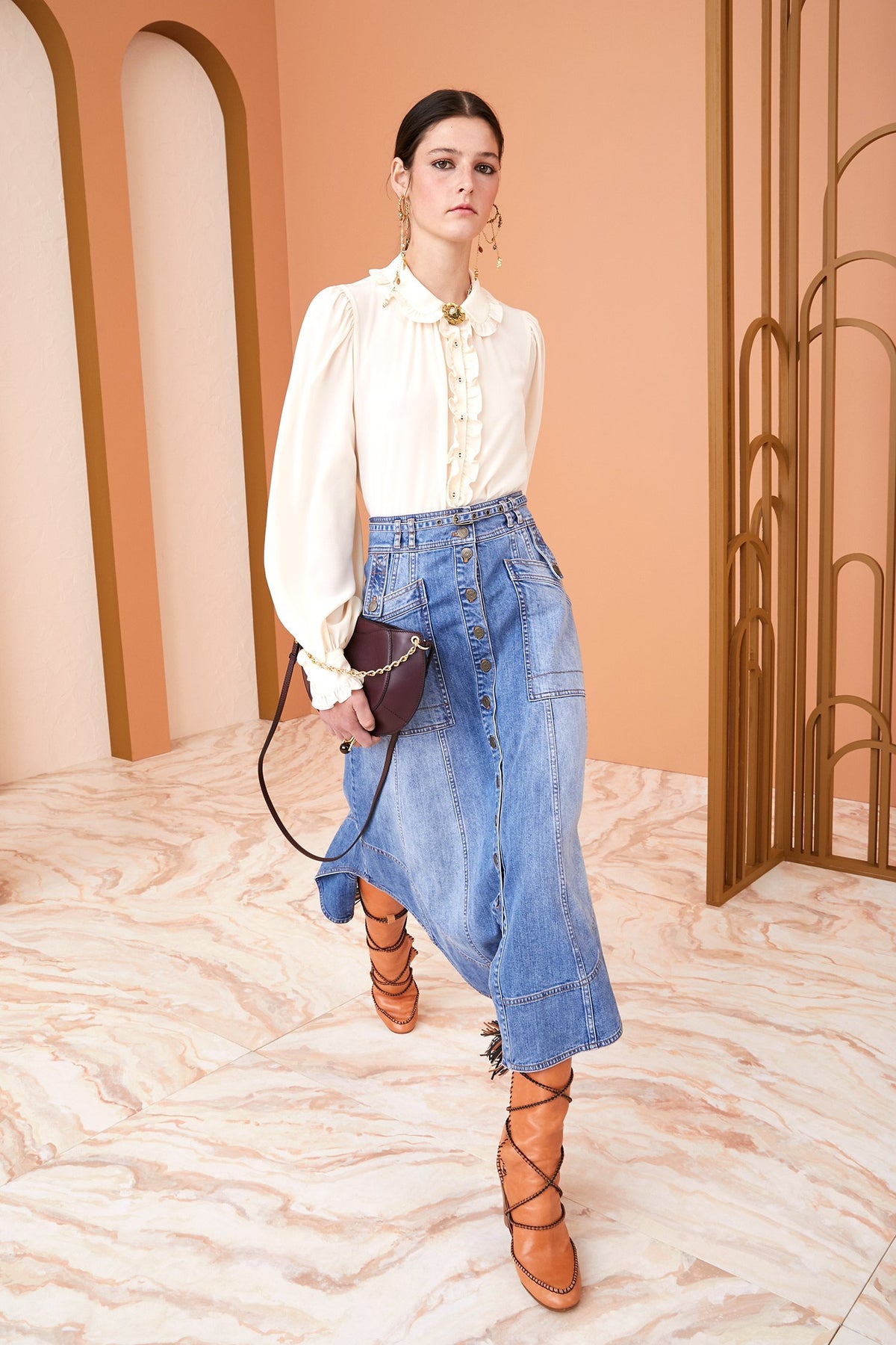 Ulla johnson denim best sale dress