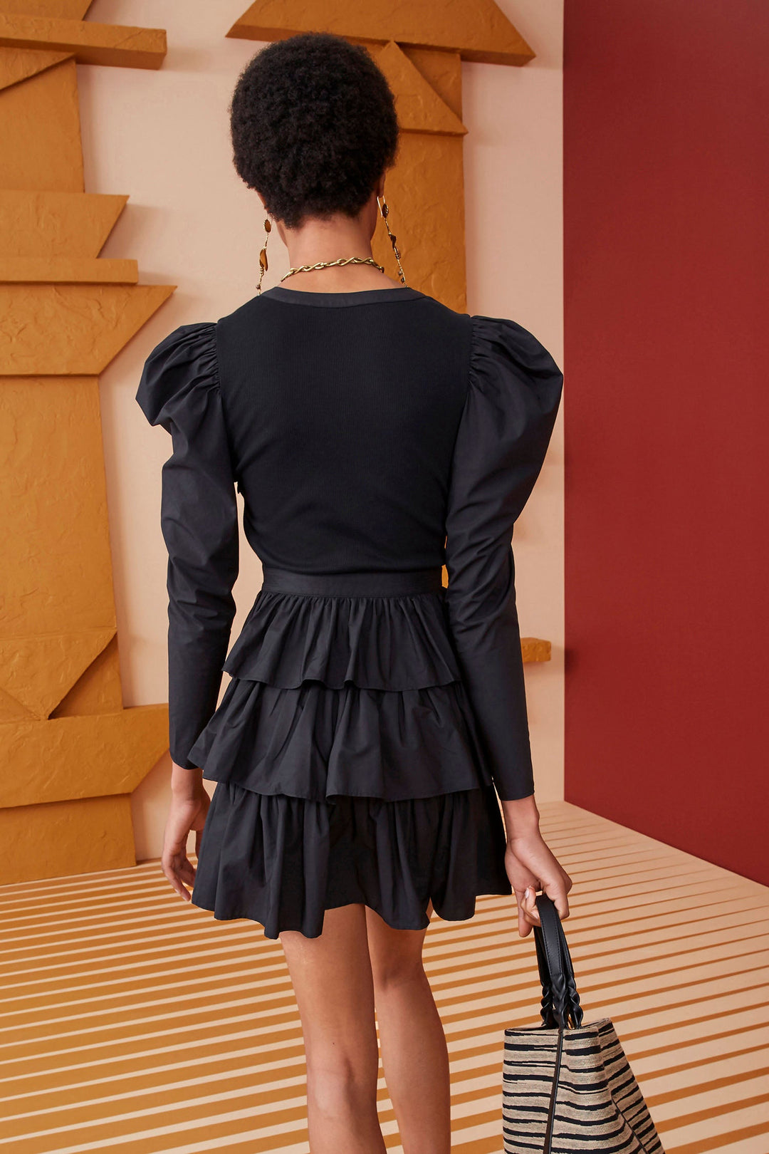 Ulla Johnson - Amiri Dress in Noir Blond Genius Ulla Johnson - Amiri Dress in Noir Blond Genius