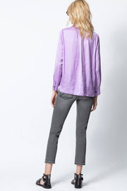 Zadig & Voltaire - Tink Satin Tunic in Mauve