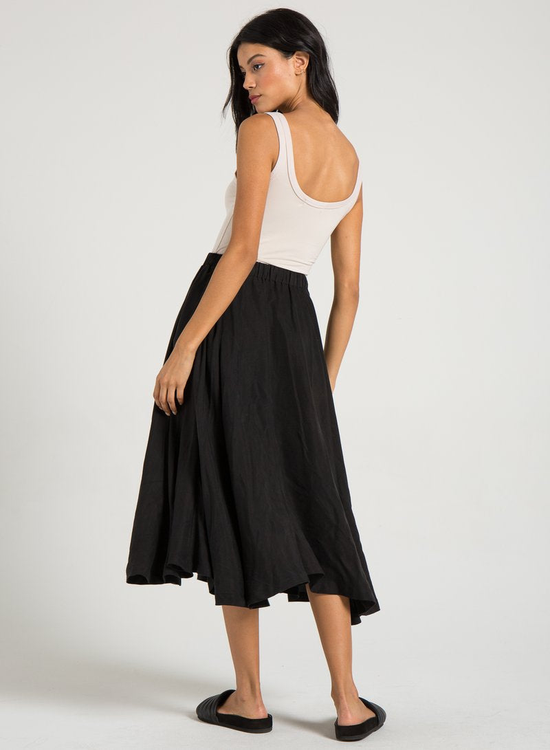 PHILANTHROPY - Cassatt Skirt in Black Cat