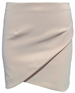 Alice + Olivia - Fidela Clean Waist Crssvr Skirt Blush