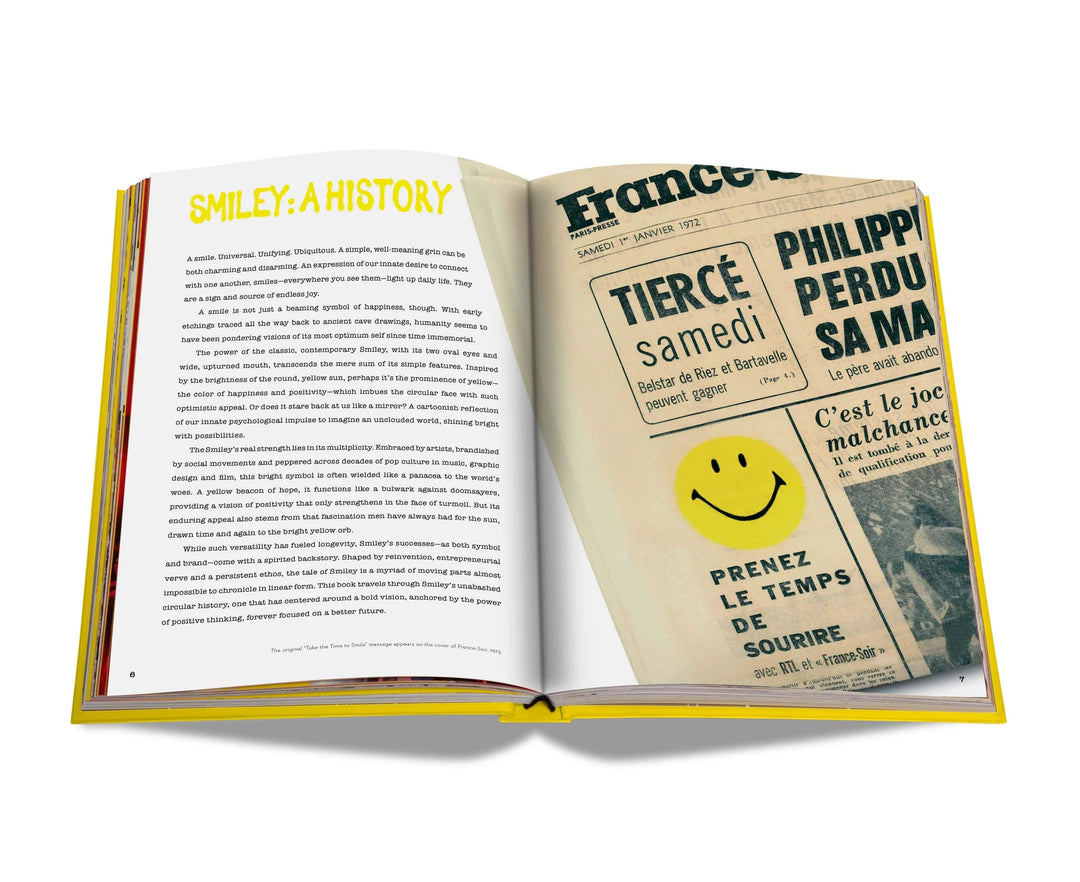 Assouline - Smiley: 50 Years of Good News Hardcover Book