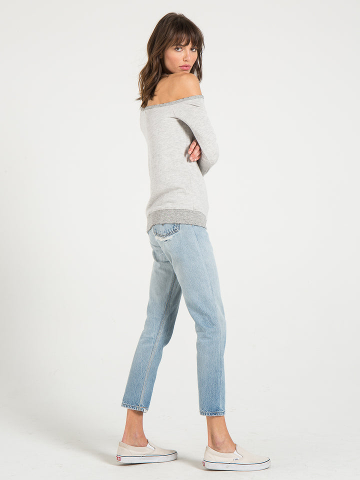 n:Philanthropy - Walker Sweatshirt in Heather Grey