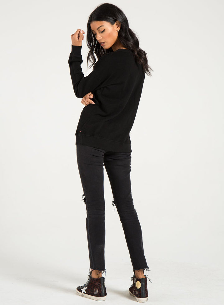 PHILANTHROPY- Pria-Sweatshirt Black Cat