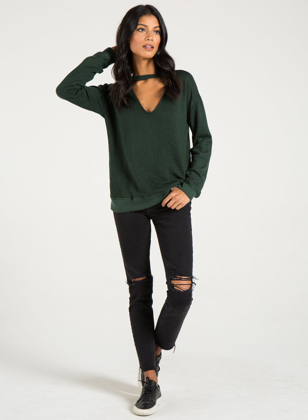 PHILANTHROPY- Pria-Sweatshirt Forest