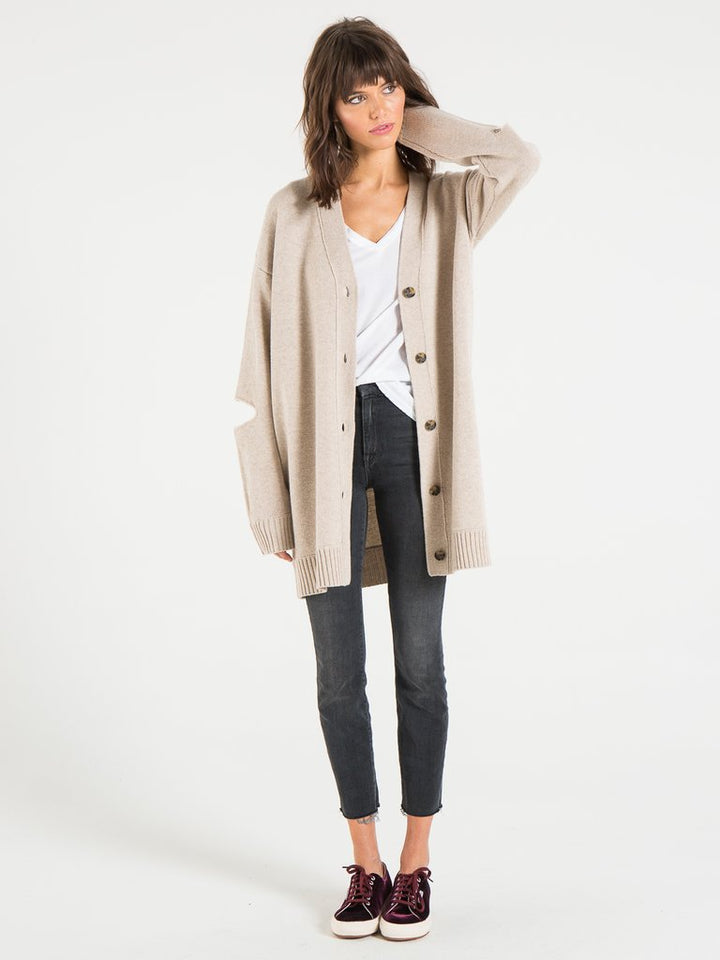 n:Philanthropy - Bryant Cardigan in Ecru