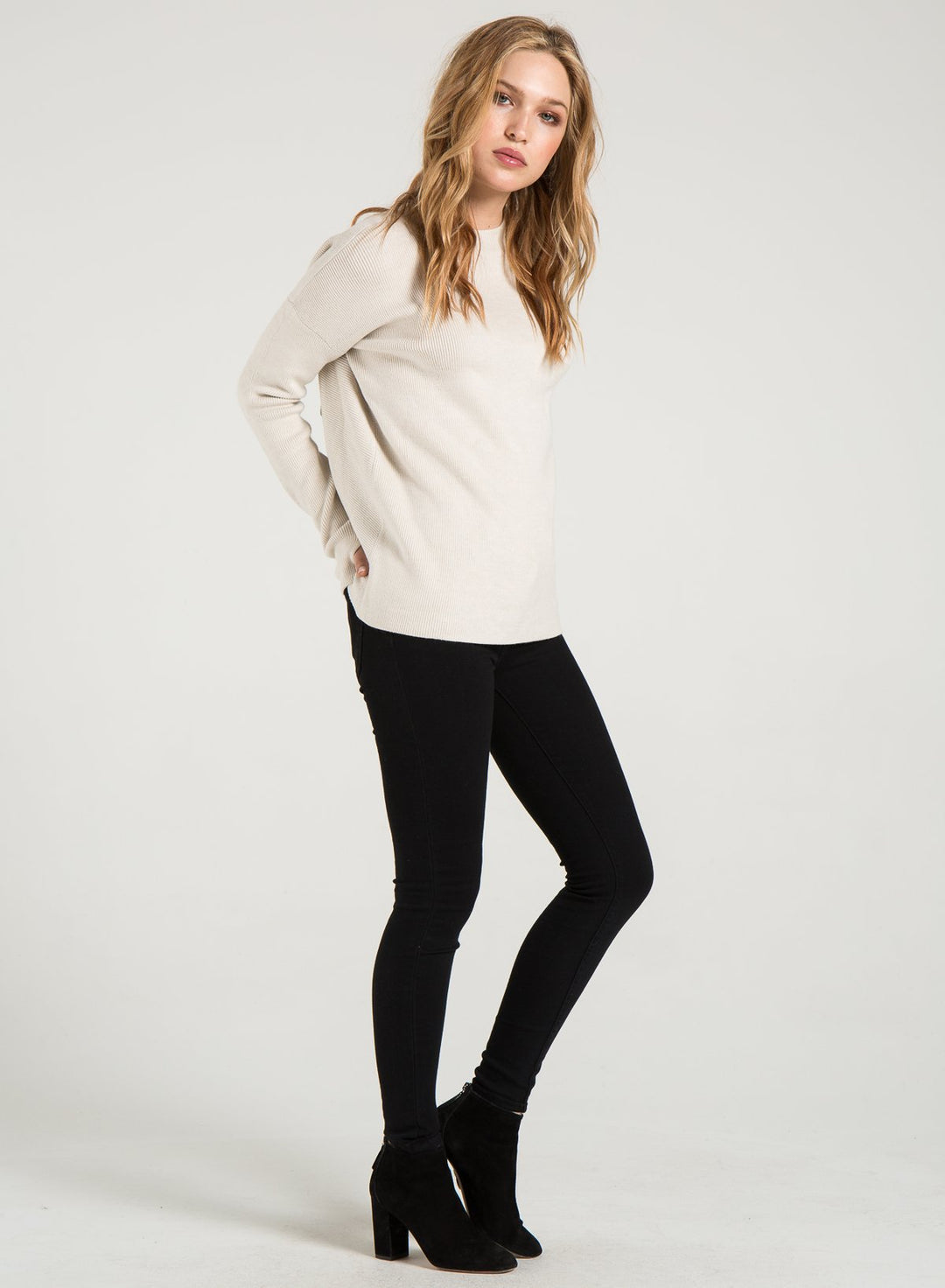 PHILANTHROPY- Ollie-Sweater Oatmeal