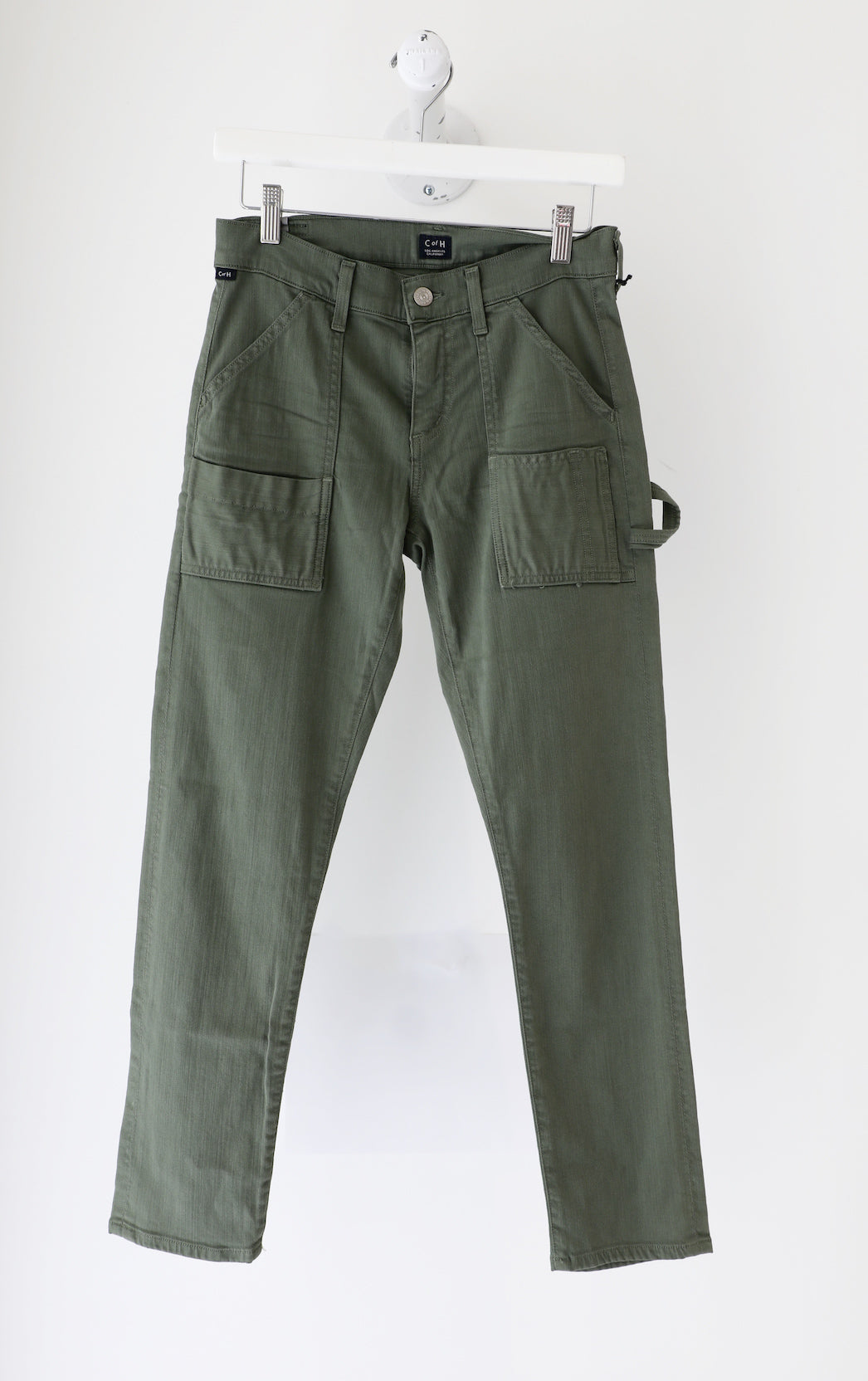 Citizens of Humanity - Twill Leah Cropped Low Rise Loose Pant in Fatigue