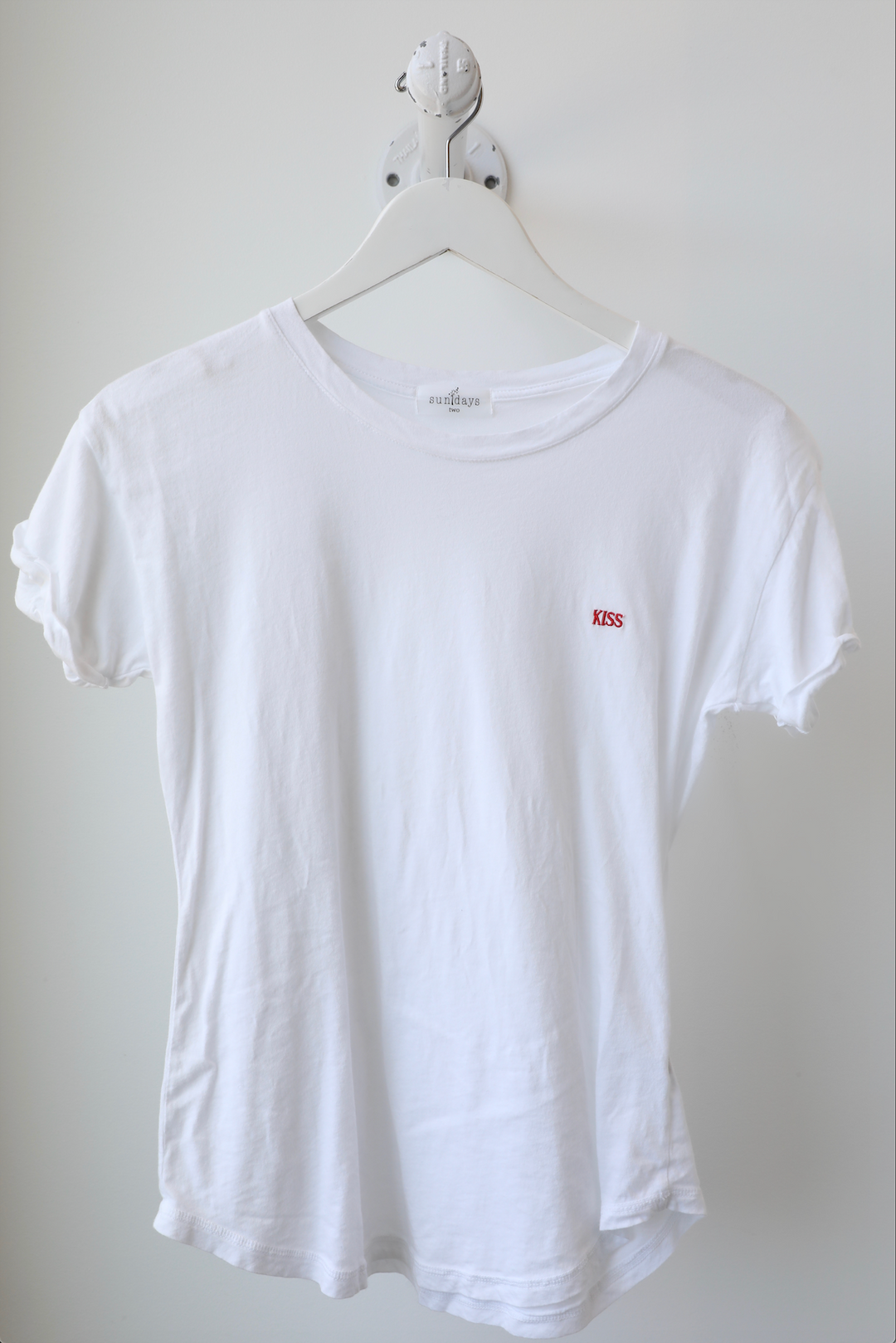 Sundays - Kiss Top in White
