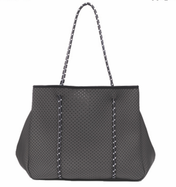 Annabel Ingall - Sporty Spice Neoprene Tote in Charcoal
