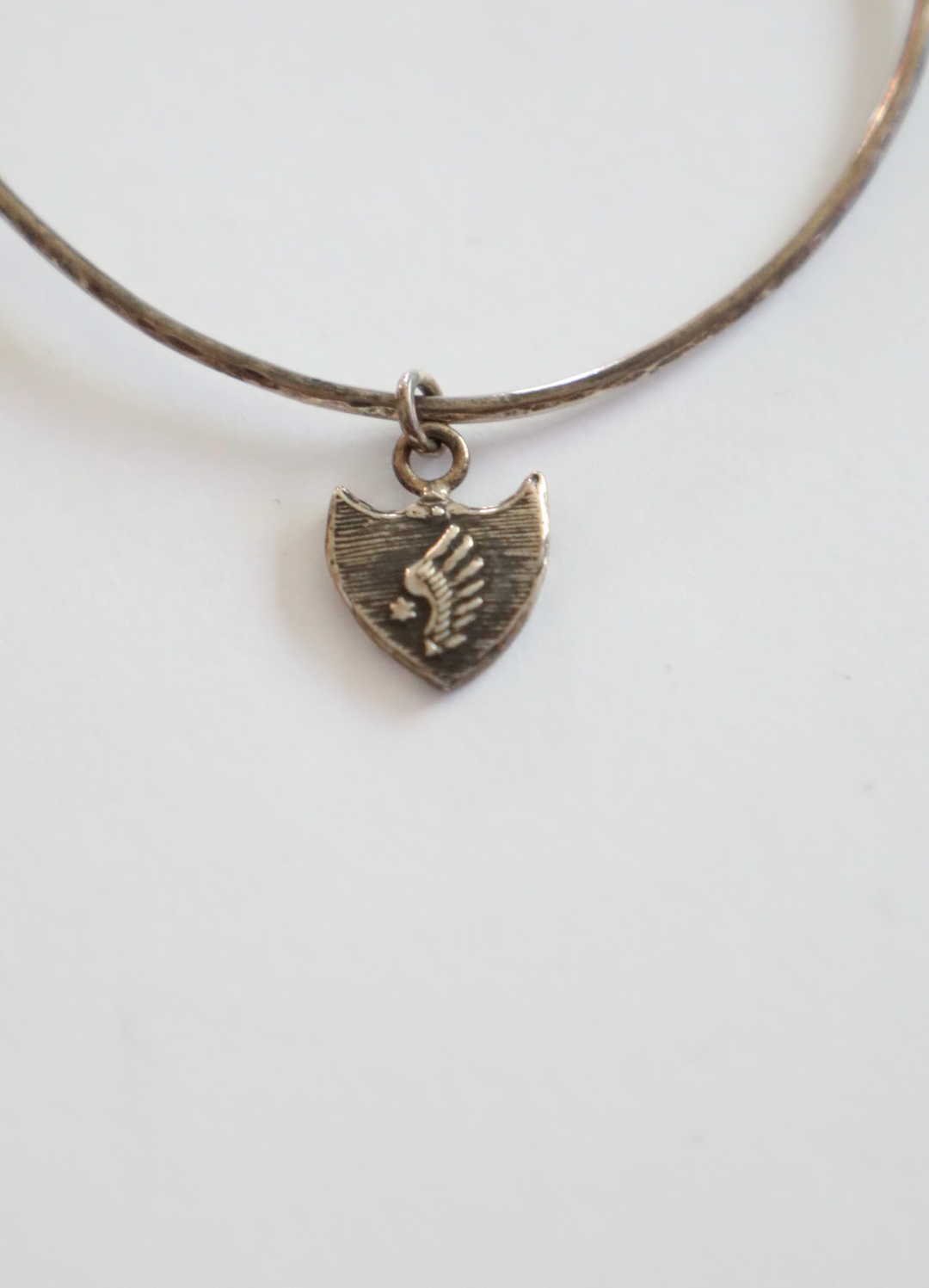 Pyrrha - Eagle Wing Charm in Silver Jewelry