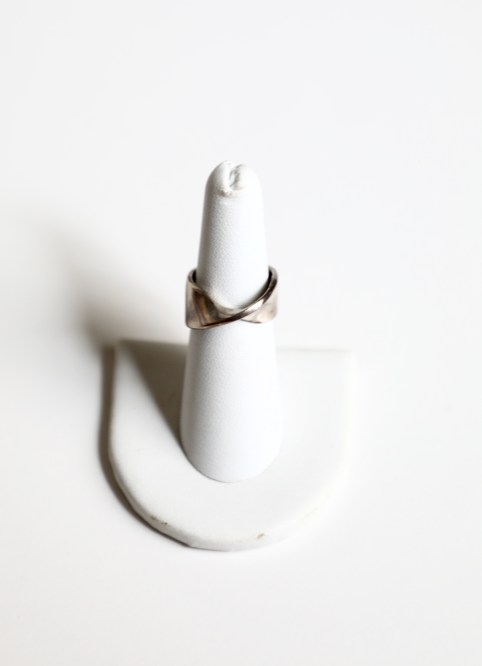 Adina - Large Twist Ring in Silver Jewelry