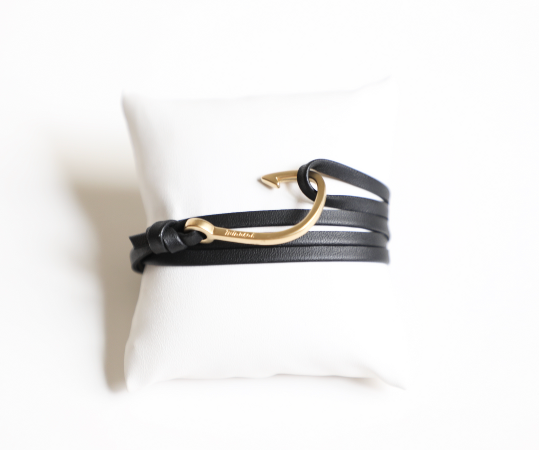 Miansai - Hook on Leather Bracelet