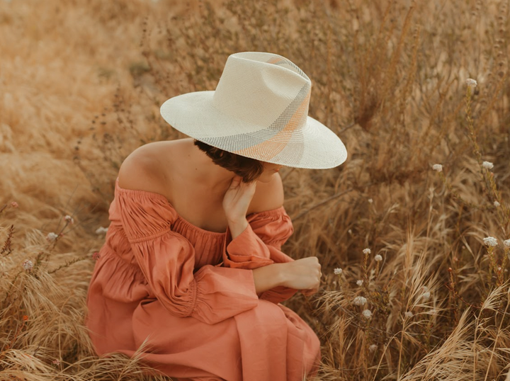 Freya - Sunrise Hat in Tangerine Multi