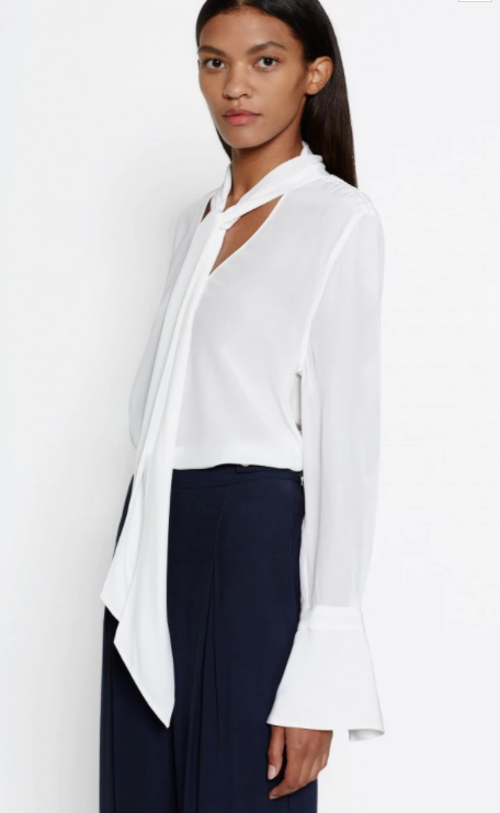 Equipment - Jacqueleen in Bright White