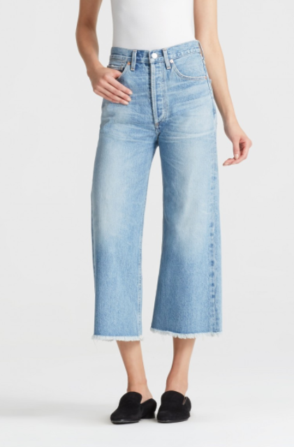 Citizens of Humanity - Emma Wide Leg Crop in Stax