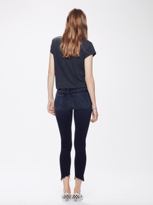 Mother Denim - The Stunner Zip Two Step Fray in Last Call