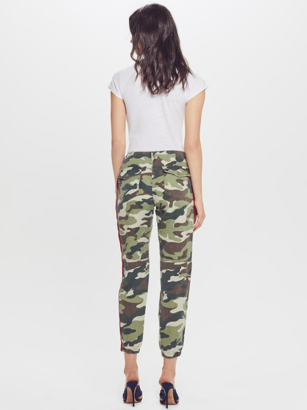 MOTHER The No Zip Misfit Pant in Double Time Camouflage
