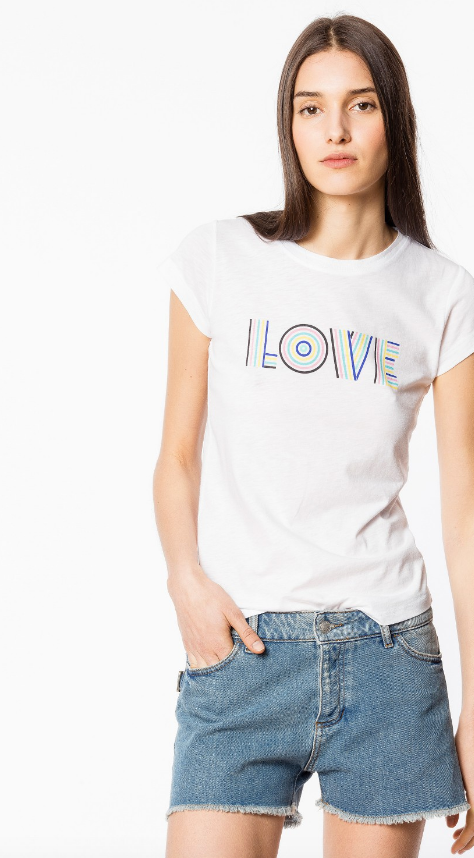 Zadig & Voltaire - Skinny Love T-Shirt Blanc