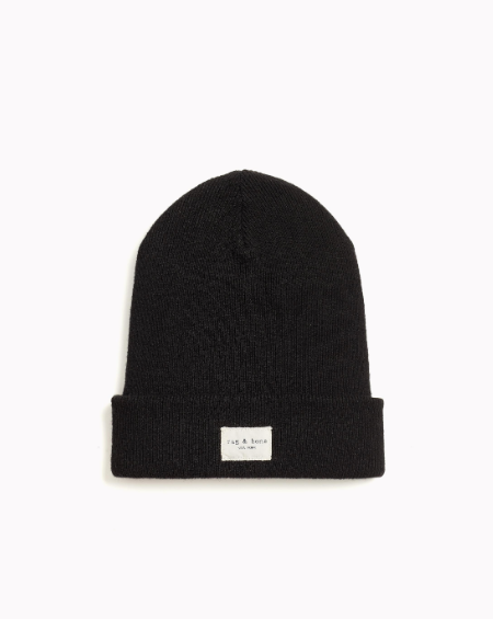 Rag & Bone - Addison Beanie in Black