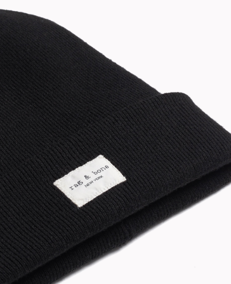 Rag & Bone - Addison Beanie in Black