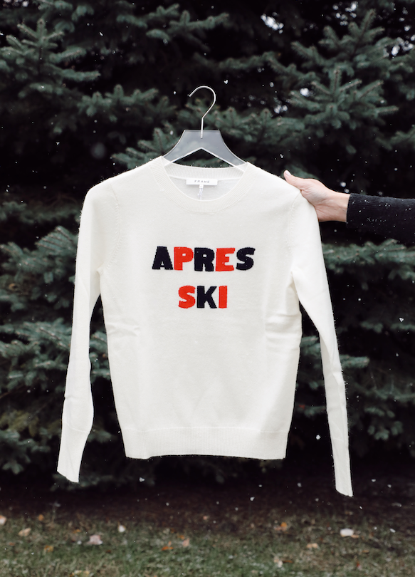 Frame - Apres Ski Sweater in Off White Multi