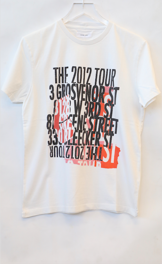 Anine Bing - Ringo Tee Streets White