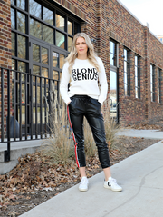Blond Genius - Signature Sweater "Blond Genius" in White