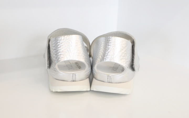 Pedro Garcia - Jedda-CVLM_V20 Sandals in Silver Cervo Lame