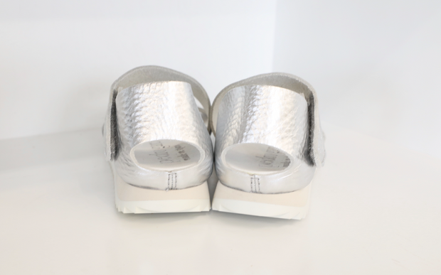 Pedro Garcia - Jedda-CVLM_V20 Sandals in Silver Cervo Lame