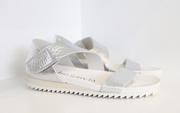 Pedro Garcia - Jedda-CVLM_V20 Sandals in Silver Cervo Lame